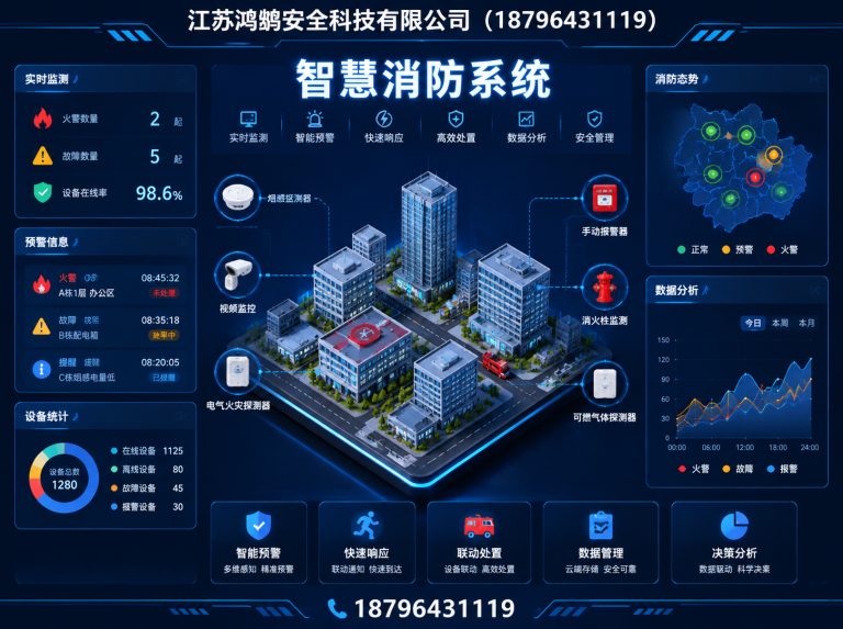 张家界消防通信指挥展示图